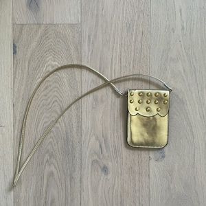 Small Gold Crossbody Bag